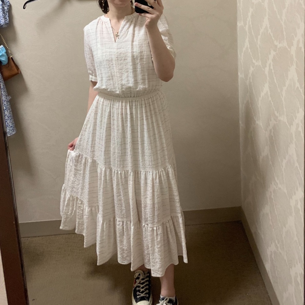 Tommy Hilfiger multi colored midi dress